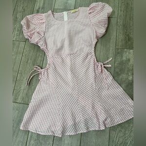 Pink Gingham Women’s Dress